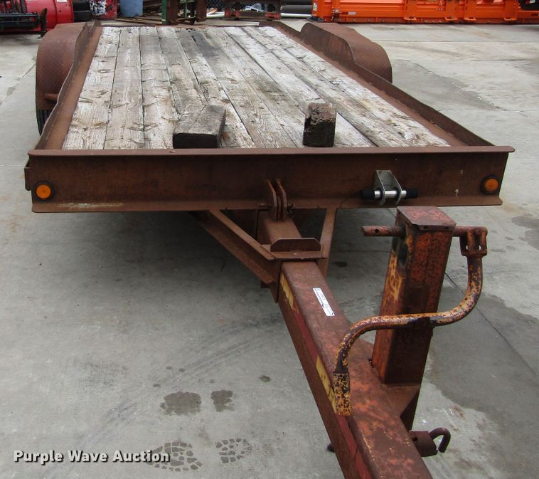 image for item GC9857 2005 Butler tilt deck equipment trailer