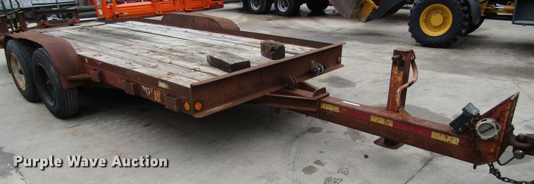 image for item GC9857 2005 Butler tilt deck equipment trailer