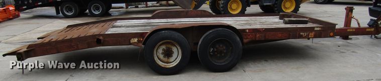 image for item GC9857 2005 Butler tilt deck equipment trailer