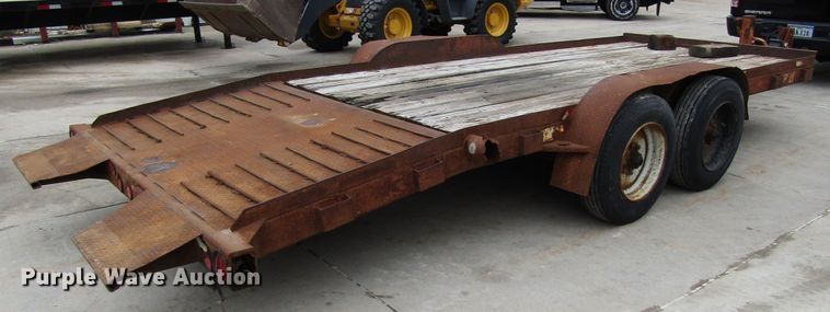 image for item GC9857 2005 Butler tilt deck equipment trailer