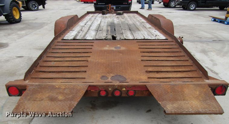 image for item GC9857 2005 Butler tilt deck equipment trailer