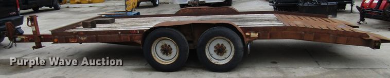 image for item GC9857 2005 Butler tilt deck equipment trailer