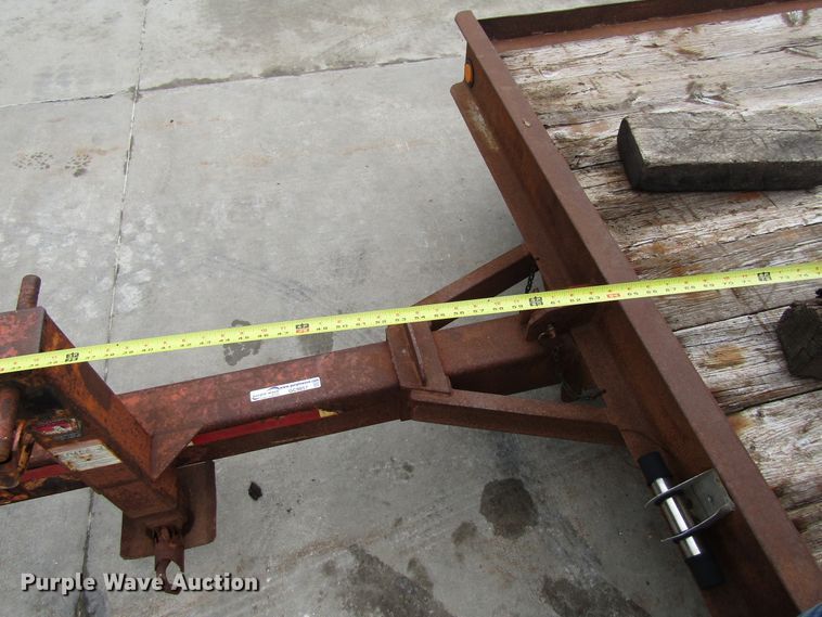 image for item GC9857 2005 Butler tilt deck equipment trailer