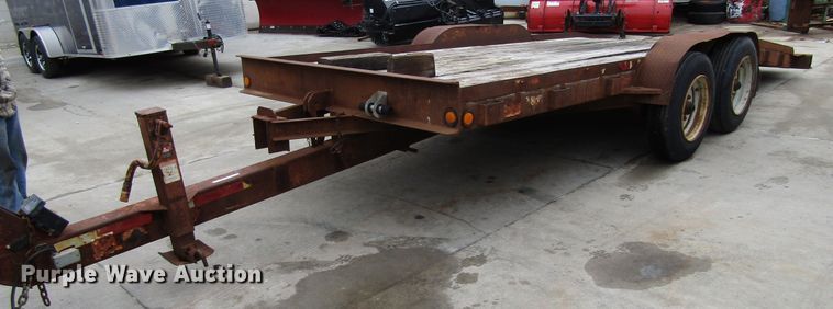 image for item GC9857 2005 Butler tilt deck equipment trailer