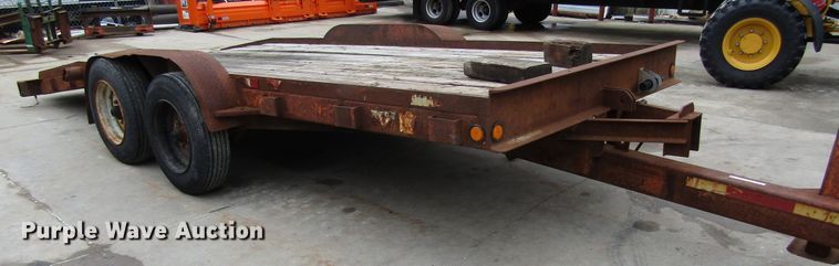 image for item GC9857 2005 Butler tilt deck equipment trailer