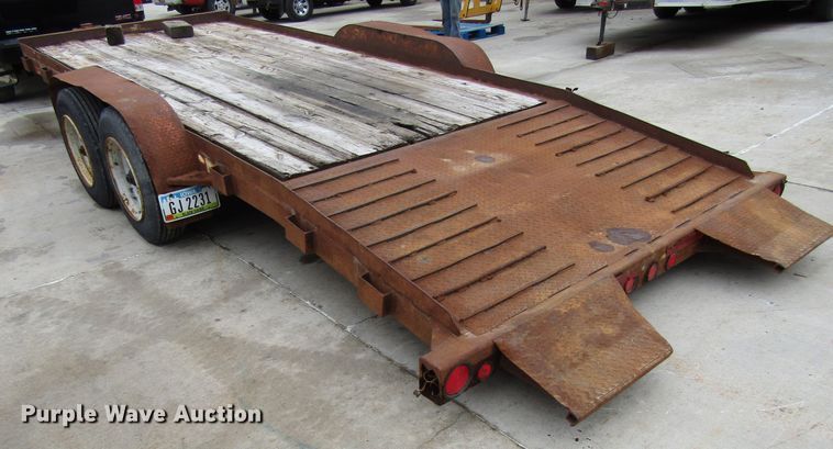 image for item GC9857 2005 Butler tilt deck equipment trailer