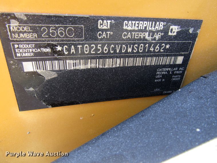 image for item GC9863 2010 Caterpillar 256C  skid steer loader