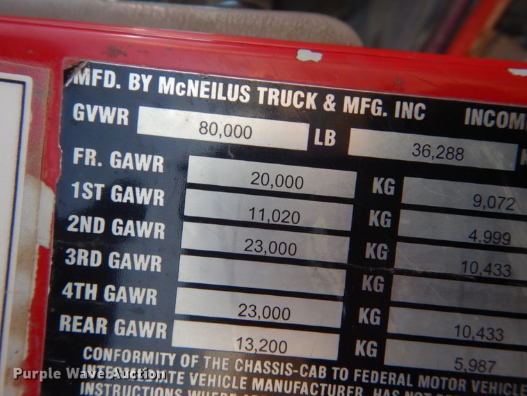 image for item HE9661 2007 Sterling LT9511  ready mix truck