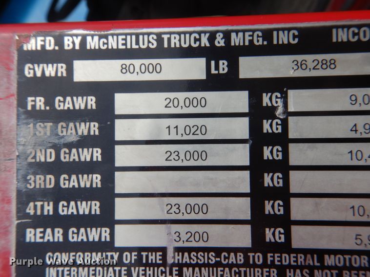 image for item HE9665 2007 Sterling LT9511  ready mix truck