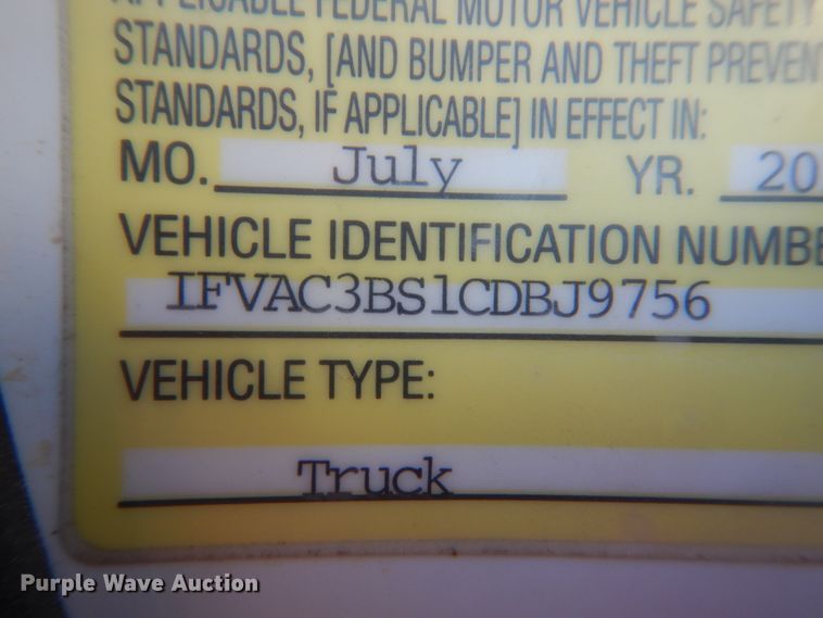 image for item HE9701 2012 Freightliner M2106  vacuum truck