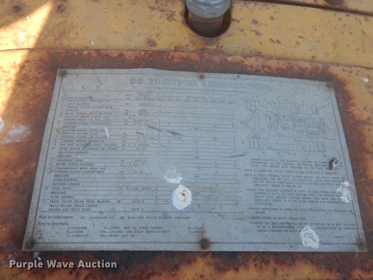 image for item HE9722 Caterpillar D8  dozer