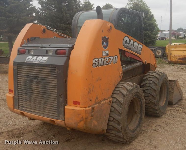 image for item HE9726 2016 Case SR270  skid steer loader