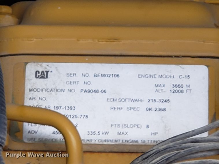 image for item HO9484 2003 Sullair 900XHDTQCA  air compressor