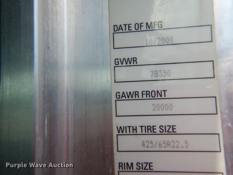 image for item HT9257 2010 Kenworth T800  crane truck