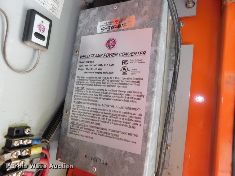 image for item HX9308 2002 American Signal  message board trailer