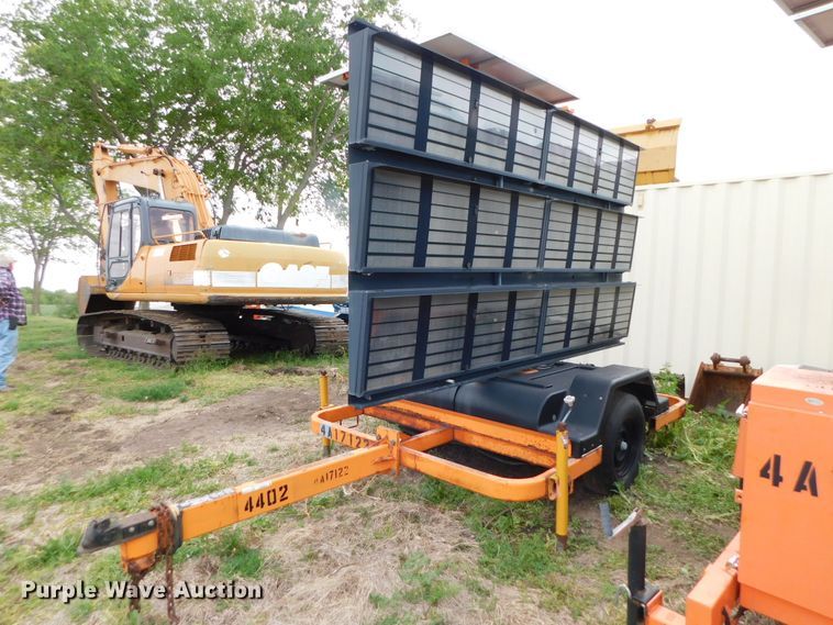 image for item HX9309 Addco  message board trailer