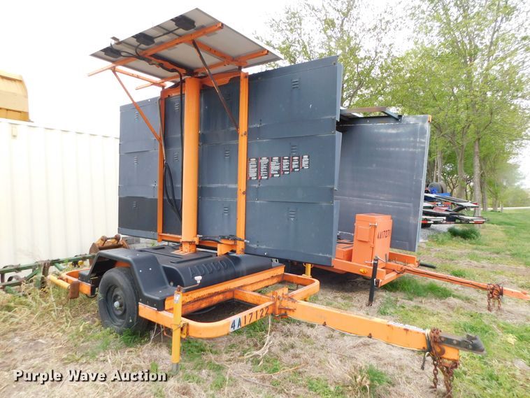 image for item HX9309 Addco  message board trailer