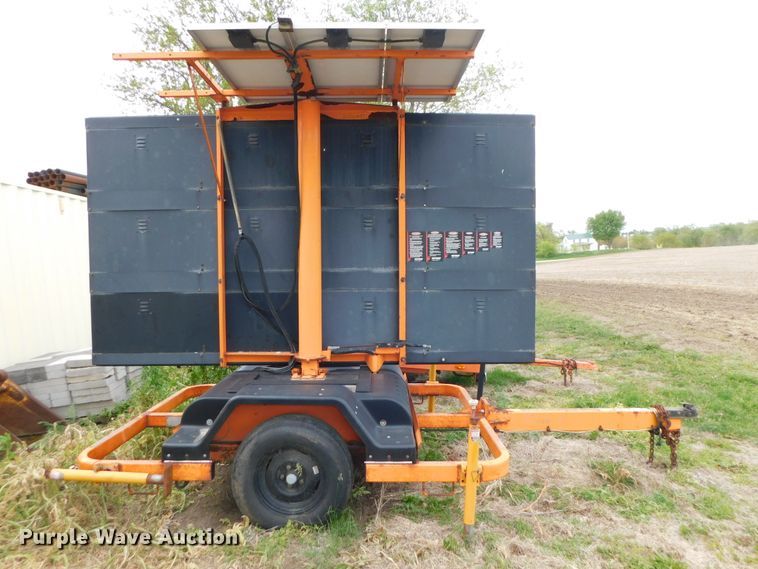 image for item HX9309 Addco  message board trailer