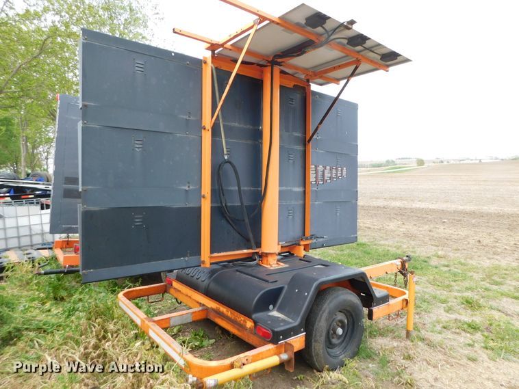 image for item HX9309 Addco  message board trailer