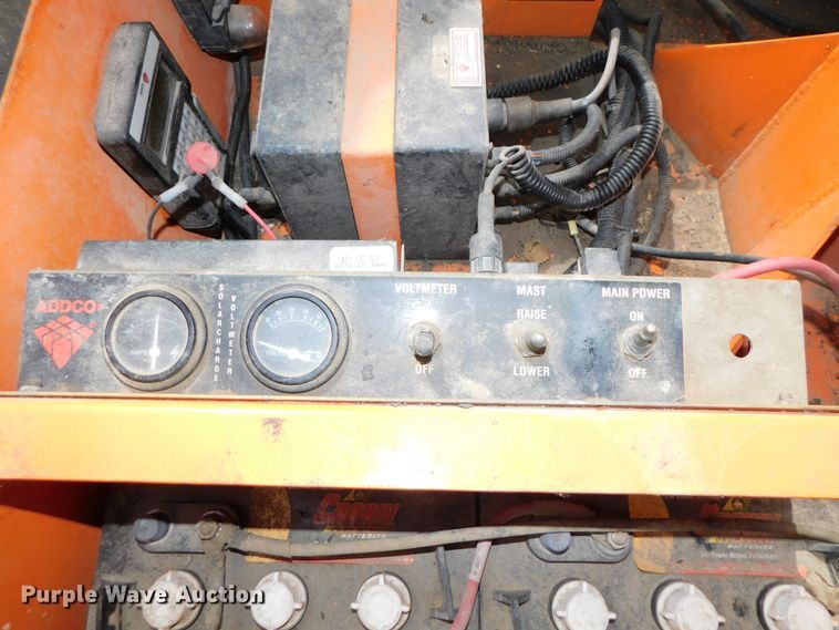 image for item HX9309 Addco  message board trailer