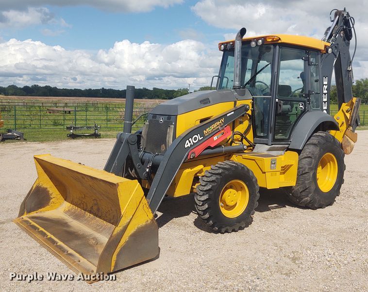 image for item IK9318 2018 John Deere 410L  backhoe