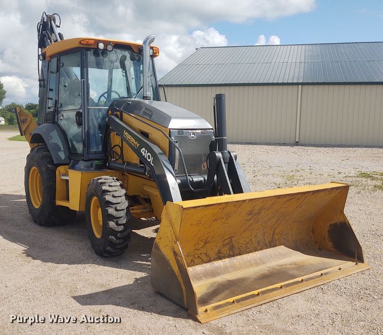 image for item IK9318 2018 John Deere 410L  backhoe