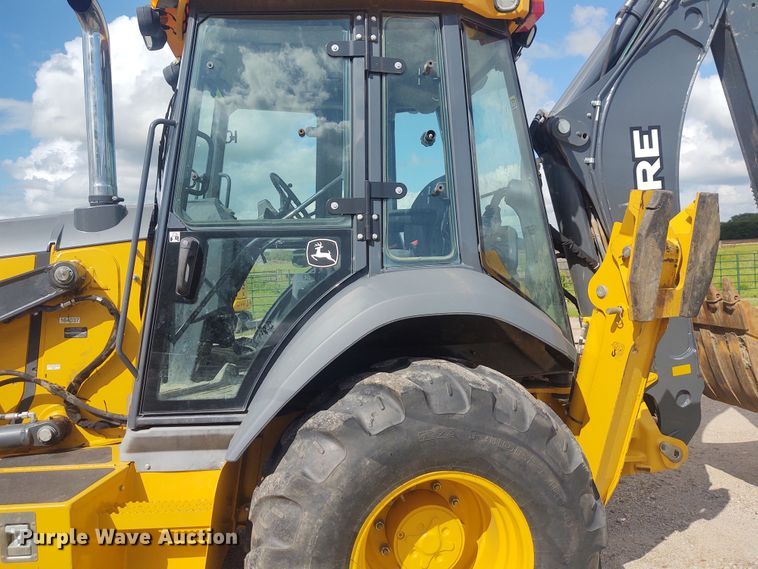 image for item IK9318 2018 John Deere 410L  backhoe