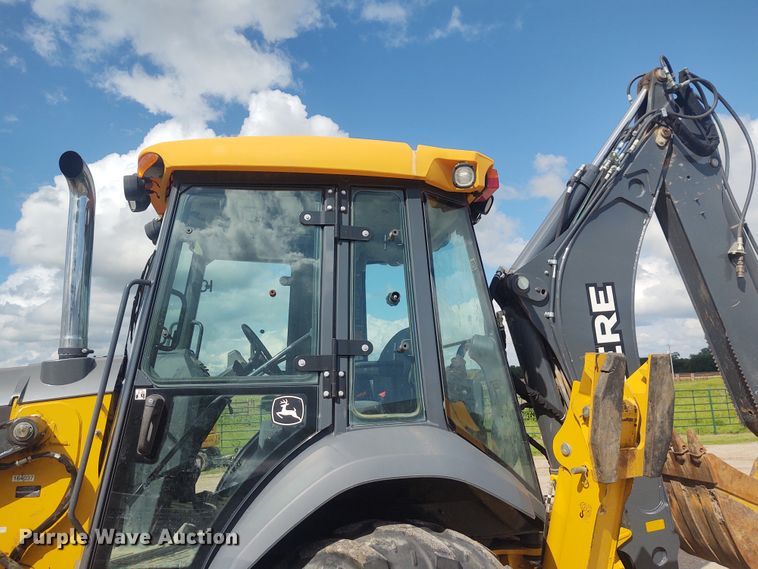 image for item IK9318 2018 John Deere 410L  backhoe