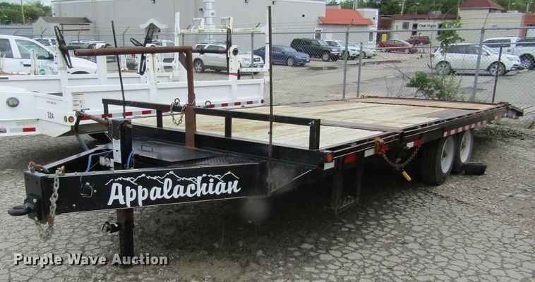 image for item IL9391 2016 Appalachian  tilt deck equipment trailer