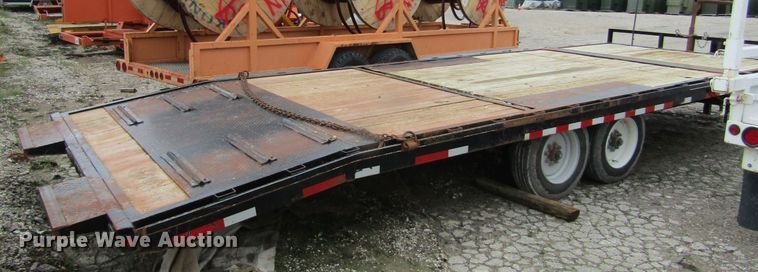 image for item IL9391 2016 Appalachian  tilt deck equipment trailer