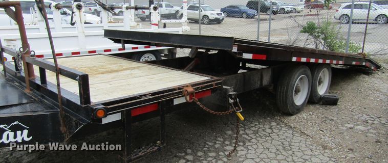 image for item IL9391 2016 Appalachian  tilt deck equipment trailer