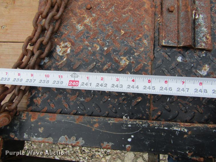 image for item IL9391 2016 Appalachian  tilt deck equipment trailer