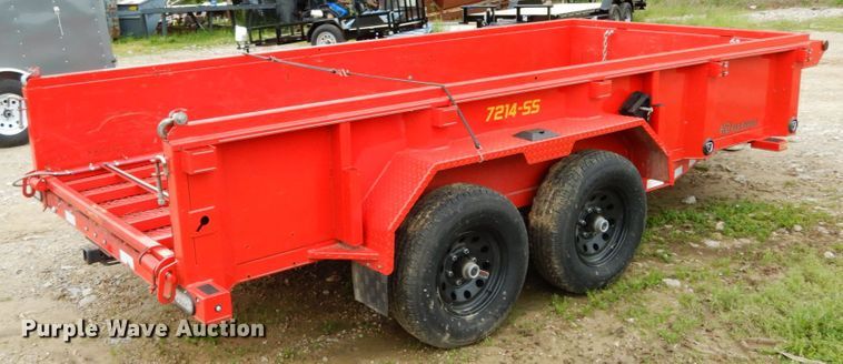 image for item IL9421 2021 Doolittle 7214-SS  utility trailer