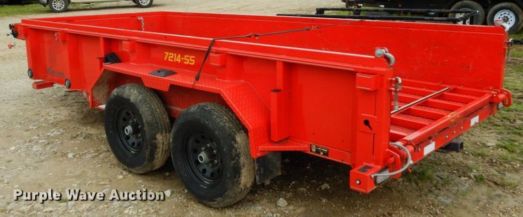 image for item IL9421 2021 Doolittle 7214-SS  utility trailer