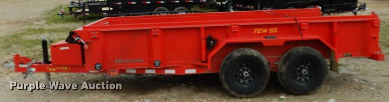 image for item IL9421 2021 Doolittle 7214-SS  utility trailer