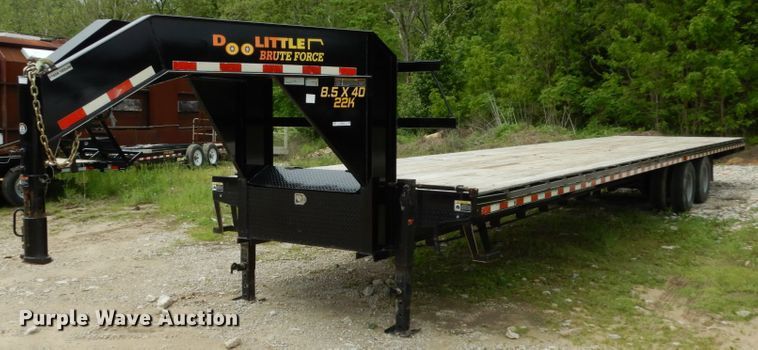 image for item IL9422 2021 Doolittle 8.5x40 22K  flatbed trailer