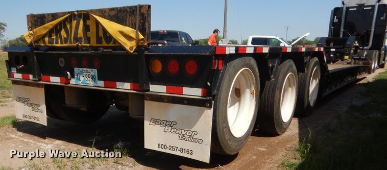 image for item IP9759 2017 Eager Beaver 50GL  lowboy equipment trailer
