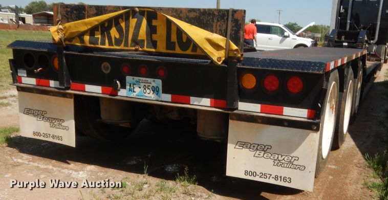 image for item IP9759 2017 Eager Beaver 50GL  lowboy equipment trailer