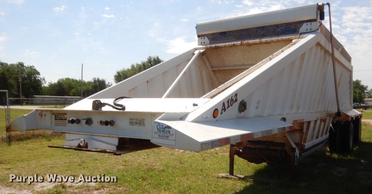 image for item IP9760 2012 Construction Trailer Specialists EDT42LW  bottom dump trailer