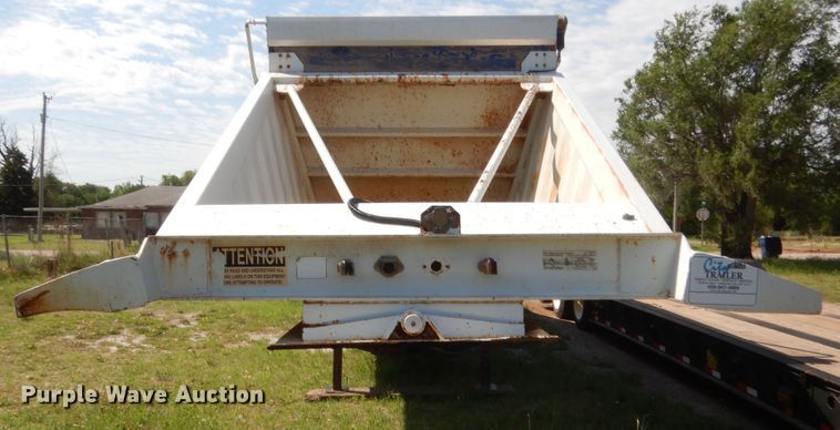image for item IP9760 2012 Construction Trailer Specialists EDT42LW  bottom dump trailer