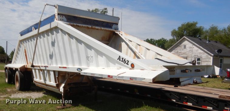 image for item IP9760 2012 Construction Trailer Specialists EDT42LW  bottom dump trailer