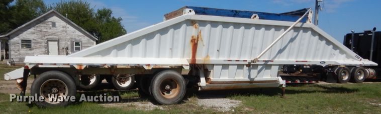 image for item IP9760 2012 Construction Trailer Specialists EDT42LW  bottom dump trailer