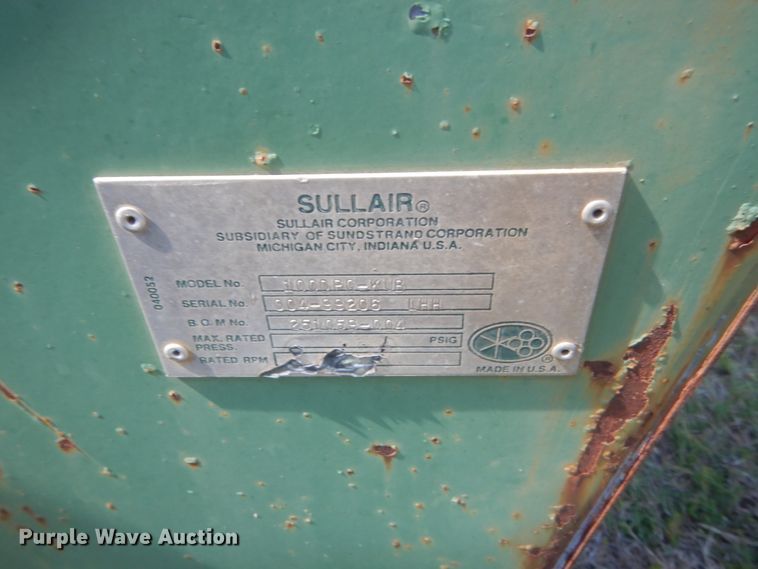 image for item IP9761 Sullair 100DP0-KUB  air compressor