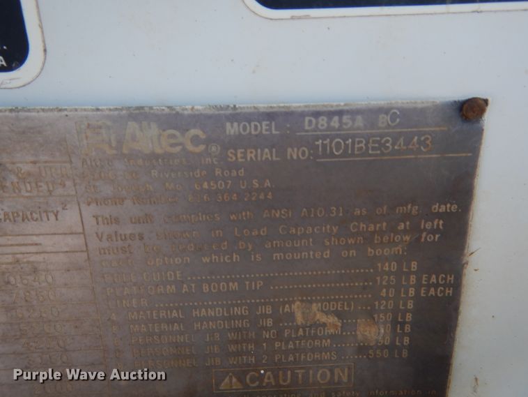 image for item IP9777 2002 Freightliner FL80  pressure digger derrick truck