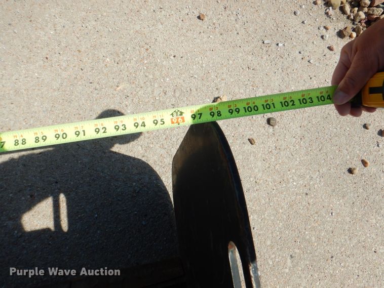 image for item IQ9463 97"W skid steer blade