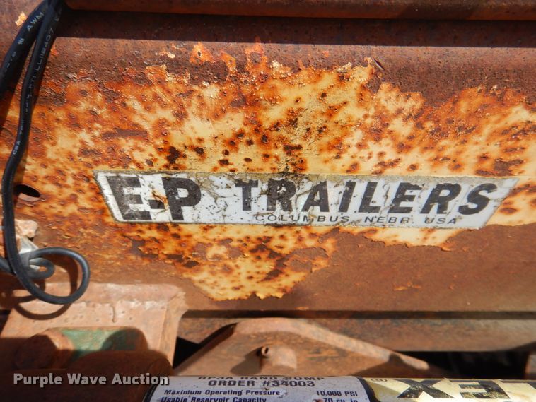 image for item IQ9464 1991 Evans-Plugge P14DS9 pole trailer
