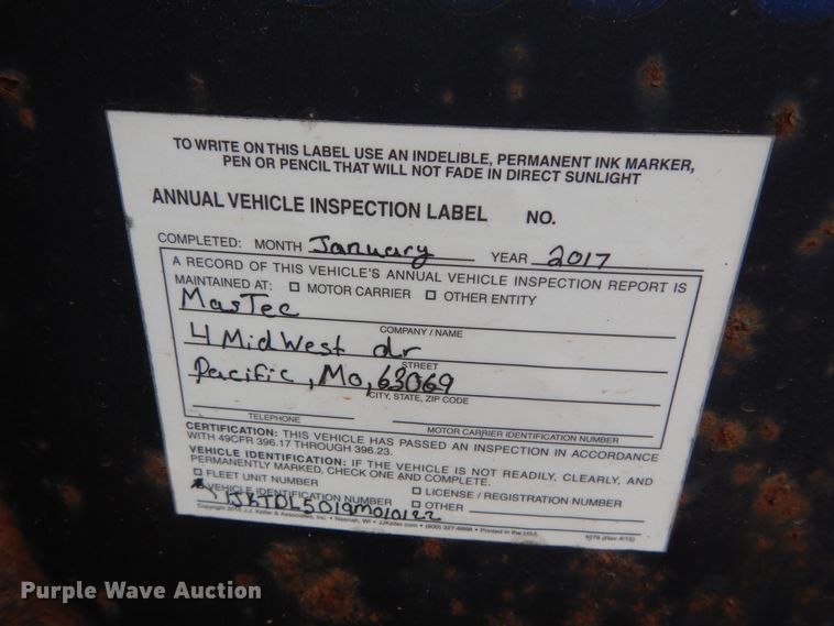 image for item IT9061 2009 Interstate 50TDL  tilt deck equipment trailer