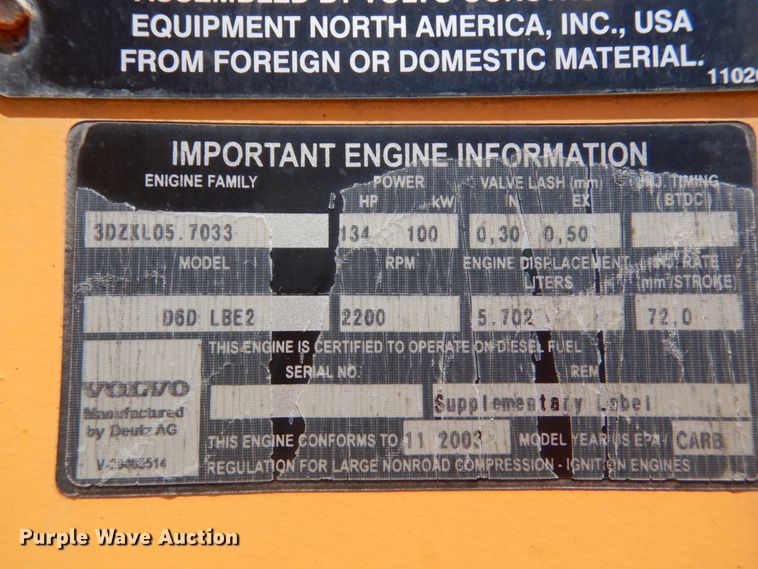 image for item IT9068 2004 Volvo L70E  wheel loader