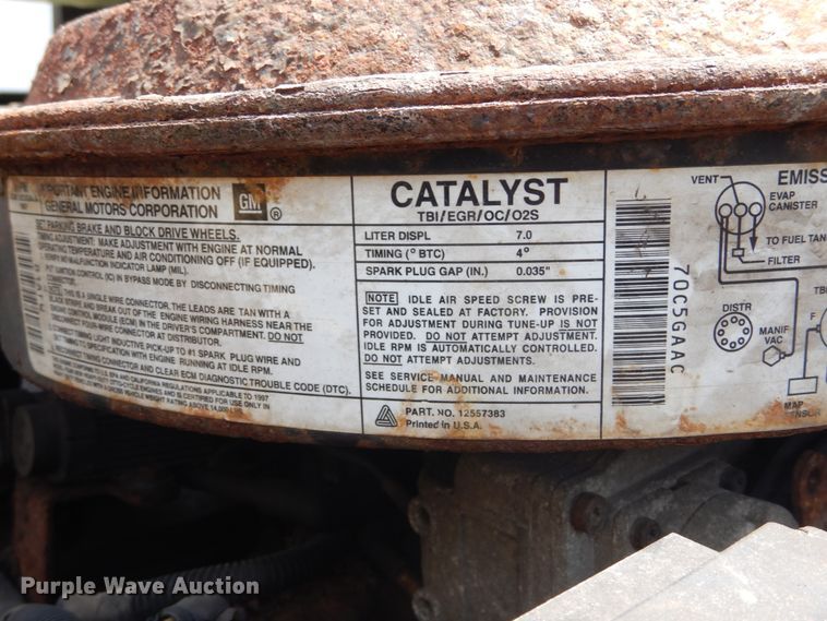 image for item IT9076 1997 Chevrolet C6500  dump truck