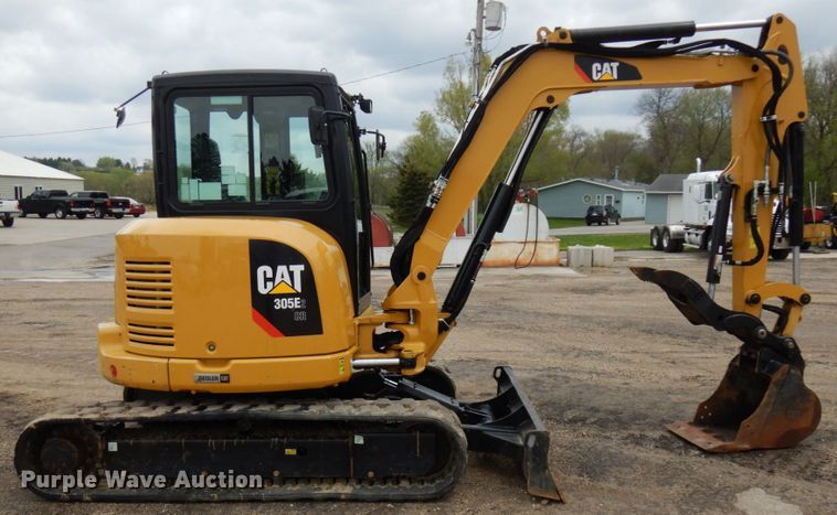 image for item IT9287 2018 Caterpillar 305E2 CR  mini excavator